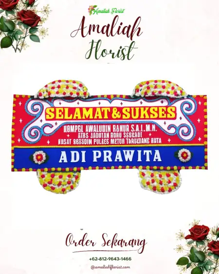 Papan Bunga Ucapan Selamat Dervos